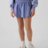 Kids Quick-Dry Butterfly-Hem Run Shorts