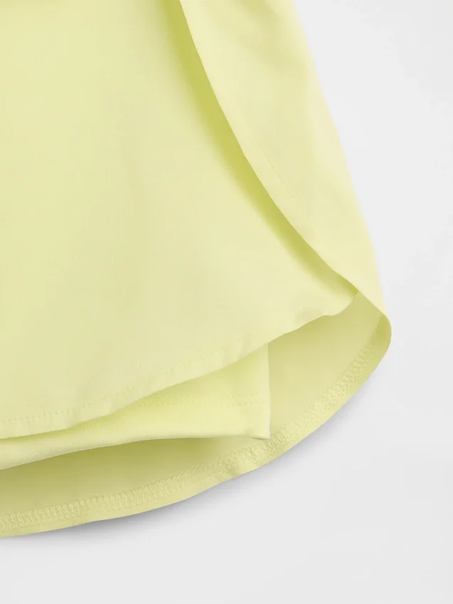 Kids Quick-Dry Butterfly-Hem Run Shorts