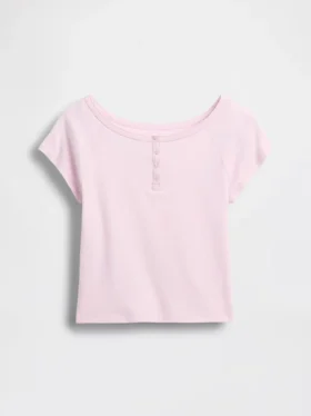 Kids Raglan Henley T-Shirt