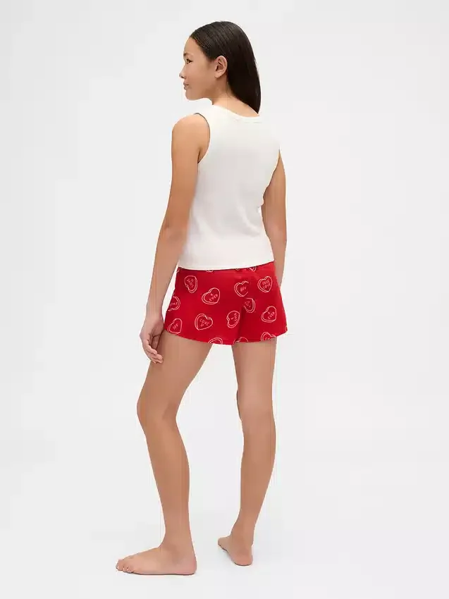 Kids Recycled Flannel Pj Boxer Shorts
