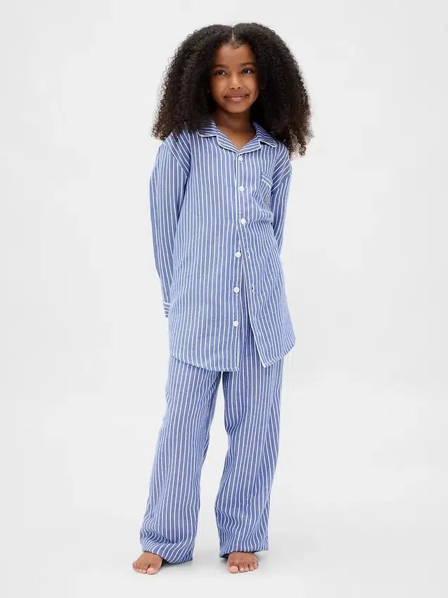 Kids Recycled Flannel Pj Set