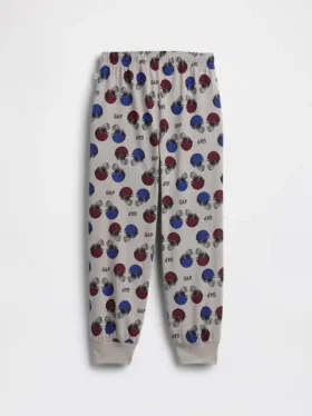 Kids Recycled Football Logo Pj Joggers