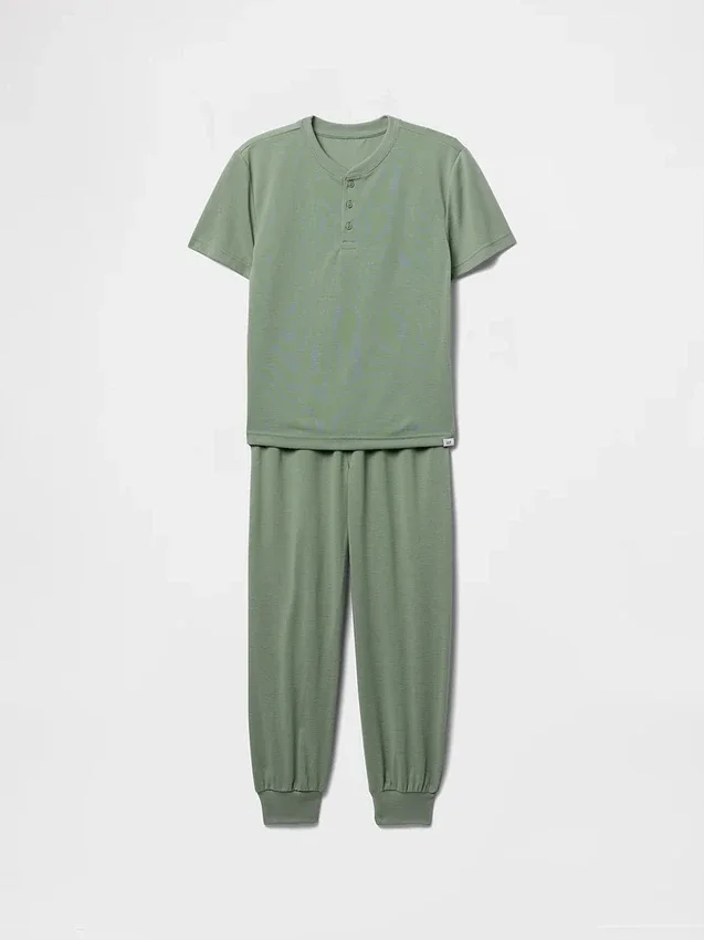 Kids Recycled Pj Jogger Set