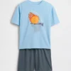 Kids Recycled Pj Short Set