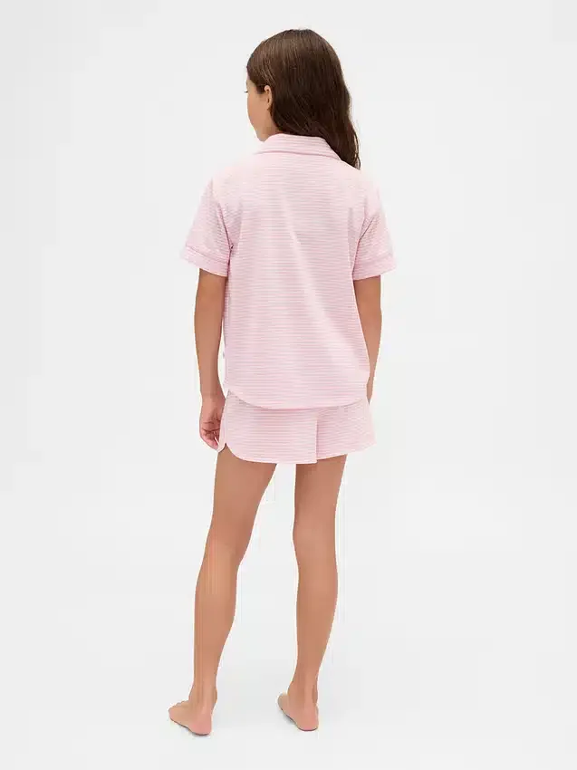 Kids Recycled Pj Short Set
