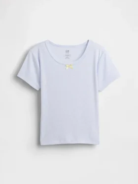 Kids Recycled Pointelle Pj T-Shirt