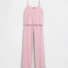 Kids Recycled Pointelle Tank Pj Set