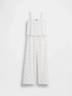 Kids Recycled Pointelle Tank Pj Set