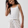 Kids Recycled Rib Pj Tank Top