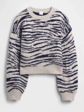 Kids Relaxed Crewneck Sweater