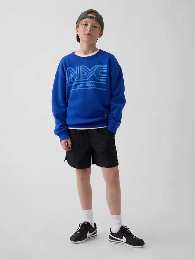 Kids Relaxed Graphic Sweatshirt
