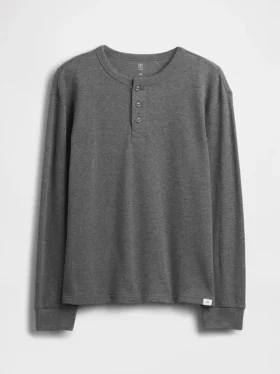 Kids Relaxed Henley T-Shirt