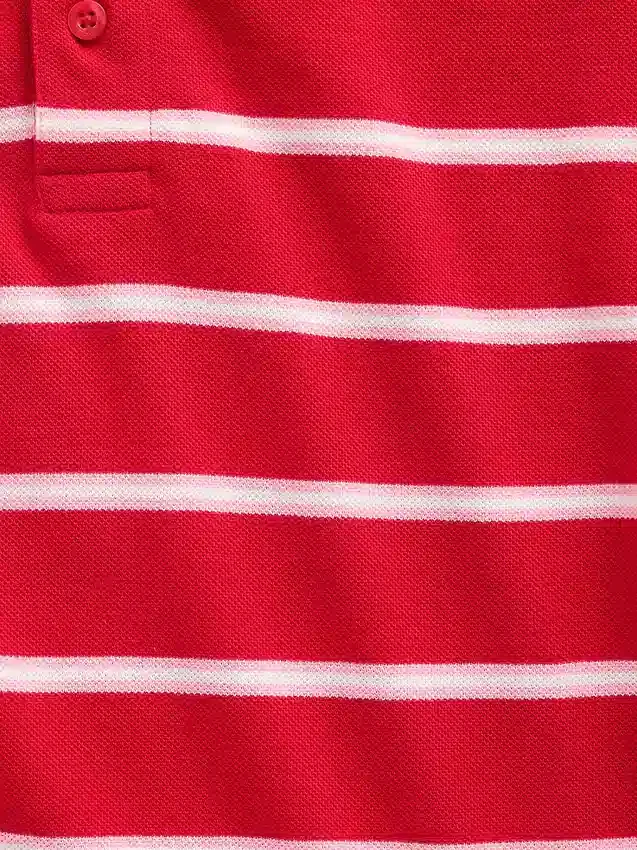 Kids Relaxed Pique Polo Shirt