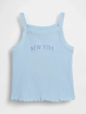 Kids Rib Square-Neck Tank Top