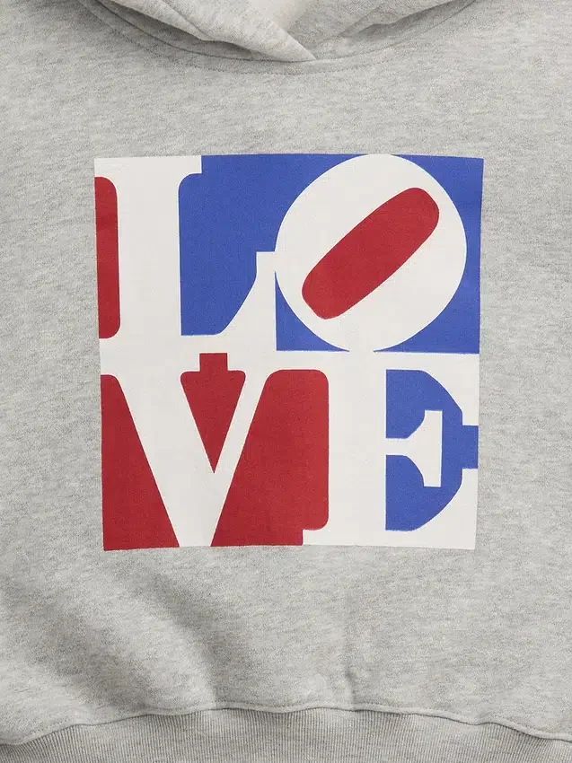 Kids Robert Indiana Love Hoodie