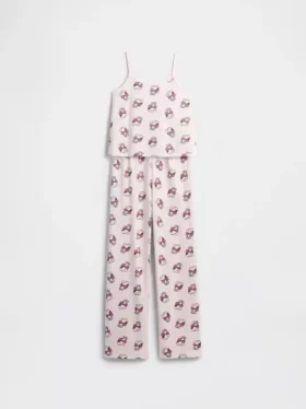 Kids Snoopy Recycled Tank Pj Set