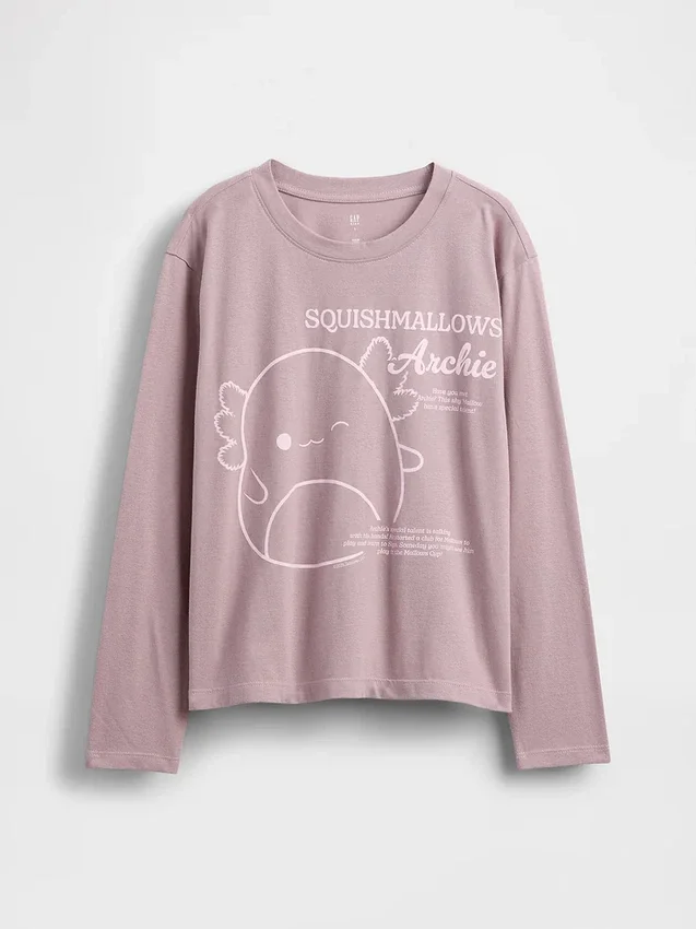 Kids Squishmallow Oversized Graphic T-Shirt