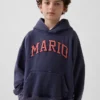 Kids Super Mario Vintagesoft Relaxed Hoodie