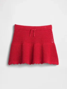 Kids Tiered Crochet Skort