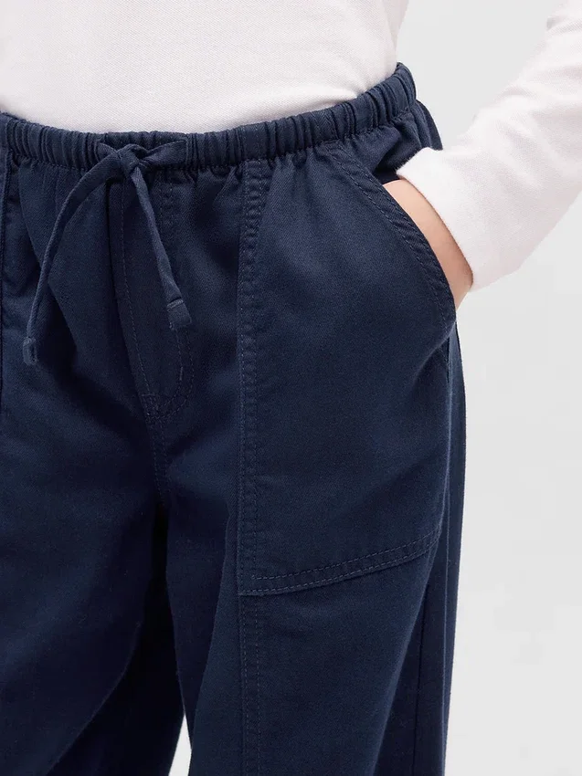 Kids Uniform Easy Wide-Leg Pants