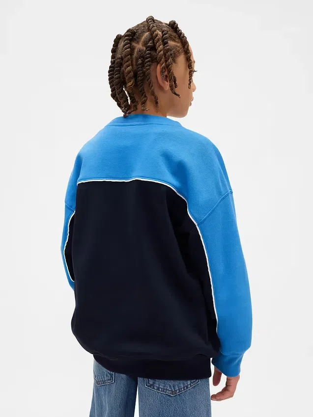 Kids Vintagesoft Colorblock Logo Sweatshirt
