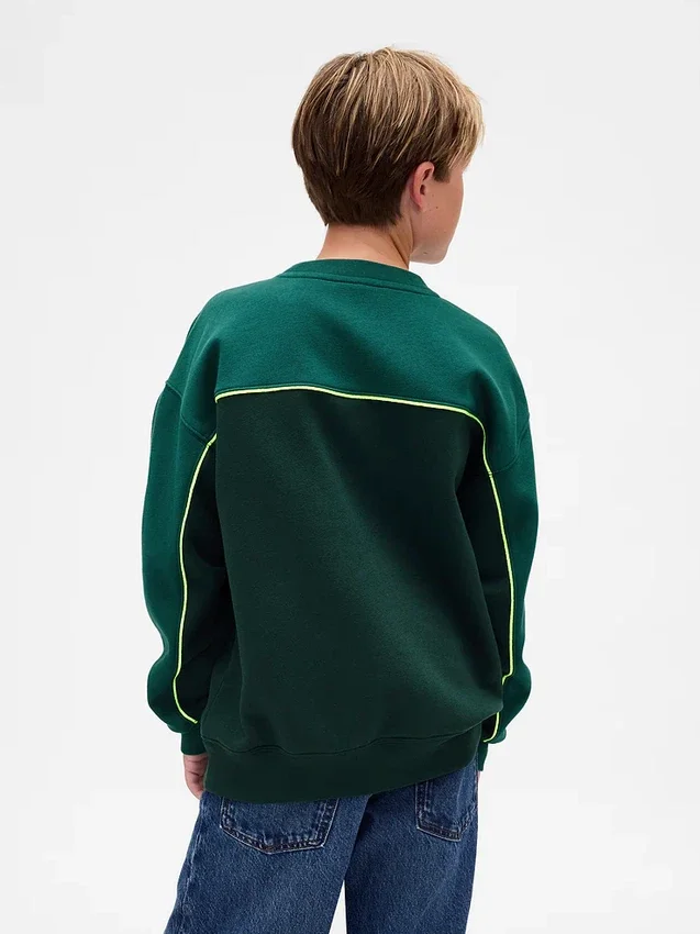 Kids Vintagesoft Colorblock Logo Sweatshirt
