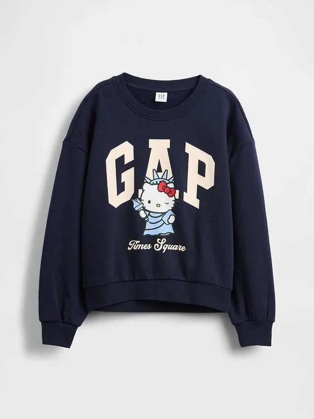Kids Vintagesoft Hello Kitty Logo Sweatshirt
