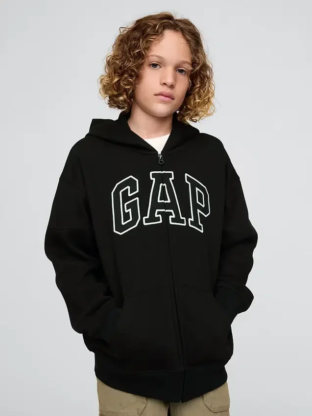 Kids Vintagesoft Logo Zip Hoodie