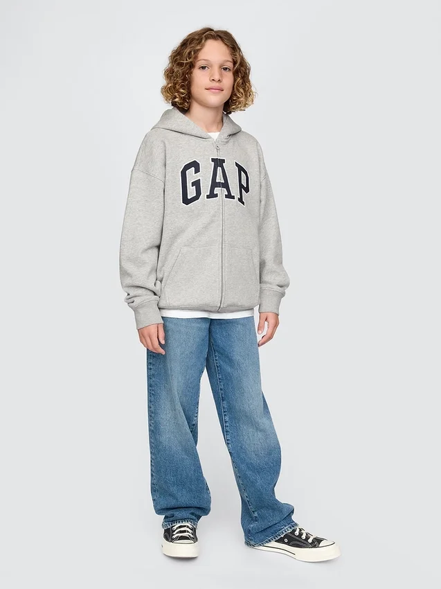 Kids Vintagesoft Logo Zip Hoodie