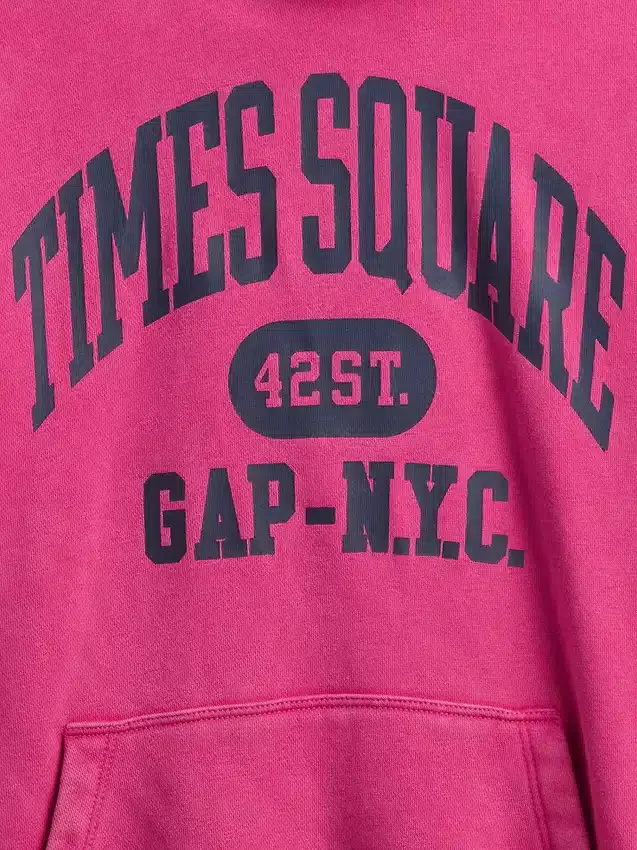 Kids Vintagesoft Nyc Times Square Hoodie