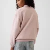 Kids Vintagesoft Oversized Mockneck Logo Sweatshirt