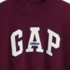 Kids Vintagesoft Oversized Mockneck Logo Sweatshirt