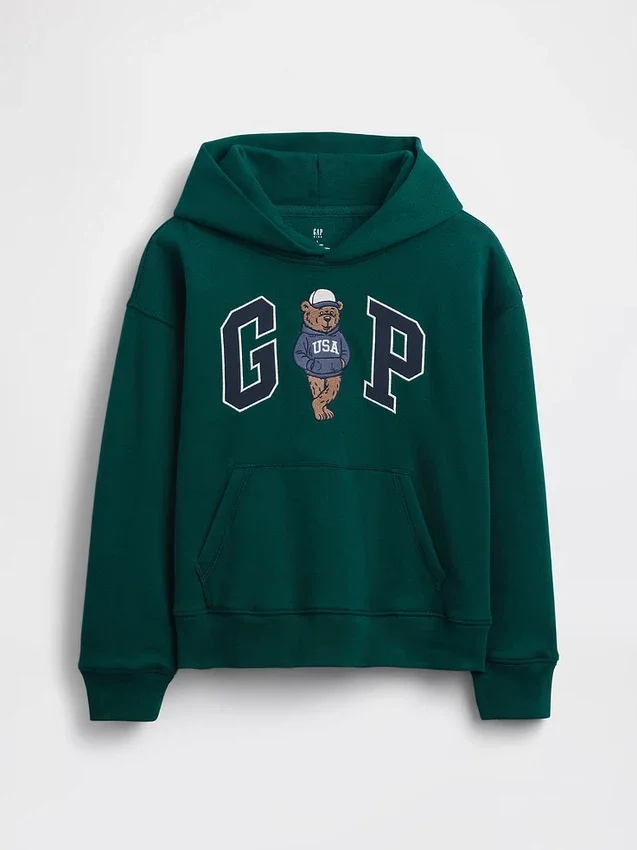 Kids Vintagesoft Relaxed Brannan Bear Logo Hoodie