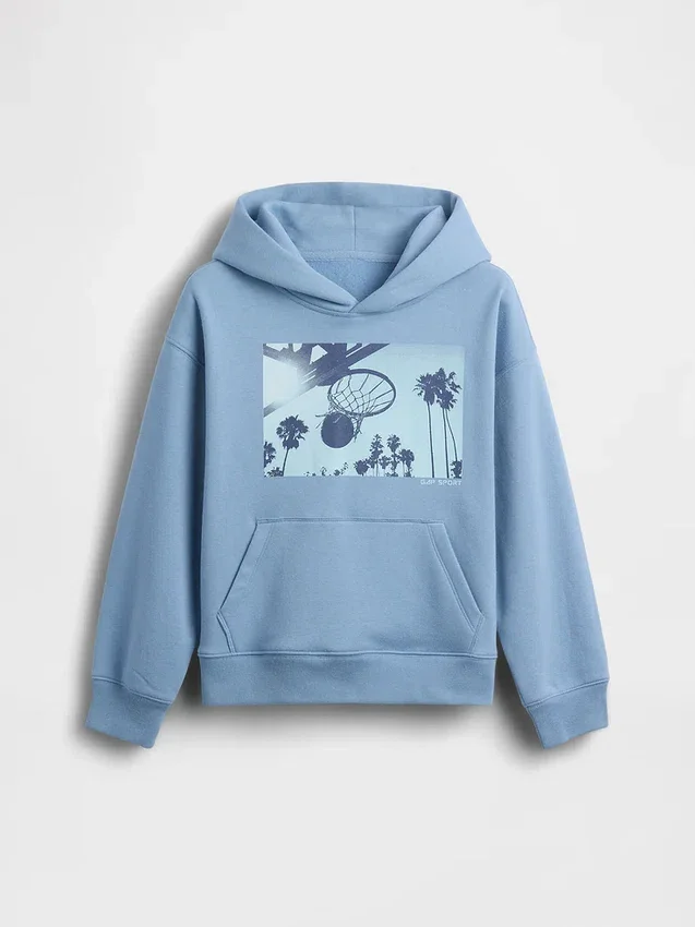 Kids Vintagesoft Relaxed Graphic Hoodie