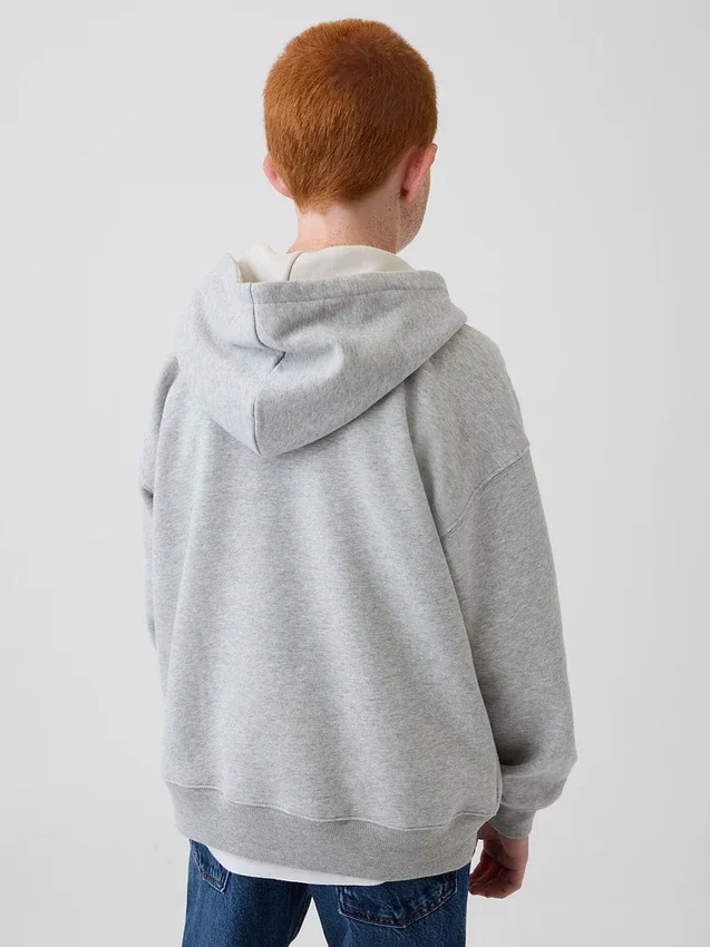 Kids Vintagesoft Relaxed Henley Hoodie