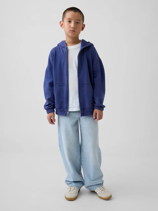 Kids Vintagesoft Relaxed Zip Hoodie
