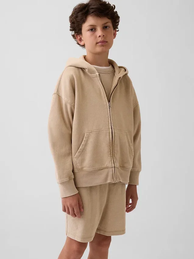 Kids Vintagesoft Relaxed Zip Hoodie