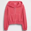 Kids Vintagesoft Terry Wedge Zip Hoodie