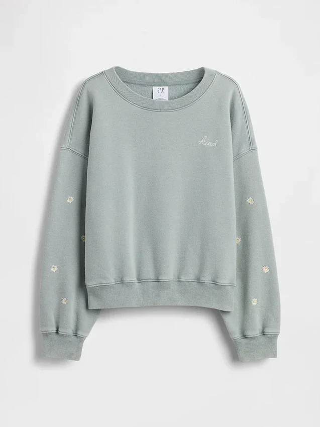 Kids Vintagesoft Wedge Crewneck Sweatshirt
