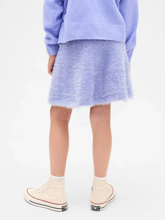 Kids Wicked Tinsel Eyelash Sweater Skirt