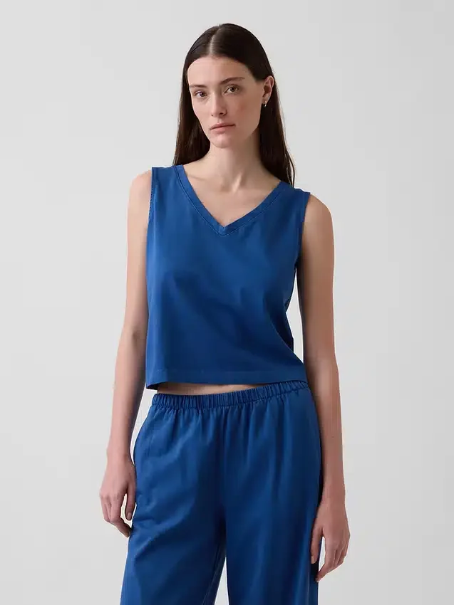 Knit Crop Tank Top