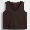 Knit Crop Tank Top