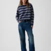Knit Oversized Crop T-Shirt