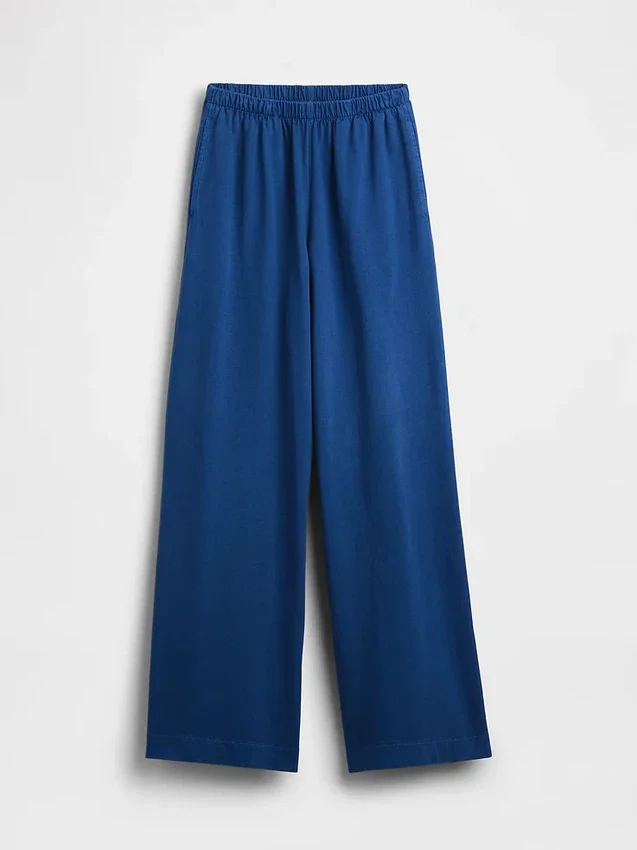 Knit Wide-Leg Pants