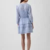 Lace-Trim Mini Dress