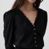 Lace-Trim Mini Dress