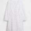Lace-Trim Mini Dress