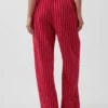 Linen-Blend Easy Wide-Leg Pants