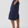 Linen-Blend Relaxed Easy Culotte Pants