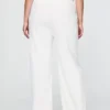 Linen-Blend Relaxed Straight Ankle Pants